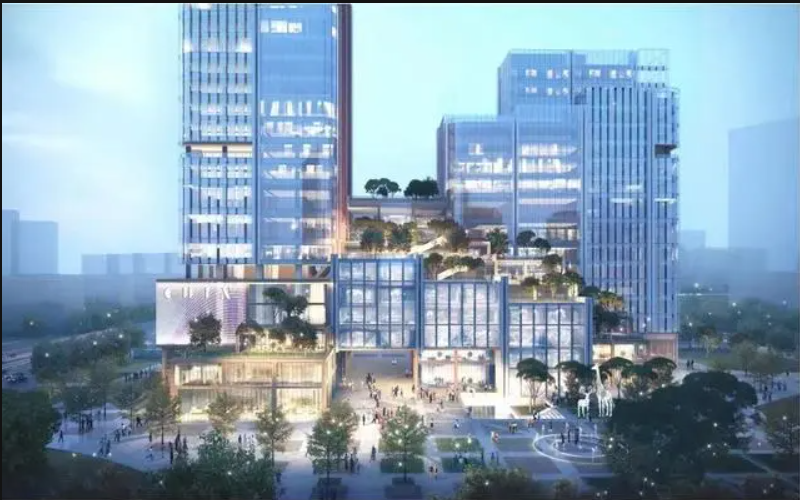 进军杭州的网红“雪梨”，杭州电商总部大楼即将开建，绿城负责代建!